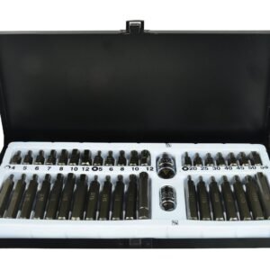 HEX, XZN ir TORX antgalių rinkinys metalinėje dėžėje, 40 dalių GEKO G10030