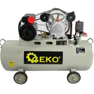 Alyvinis oro kompresorius su V formos cilindrais, 100 L, 8 bar, 390 L/min GEKO G80302
