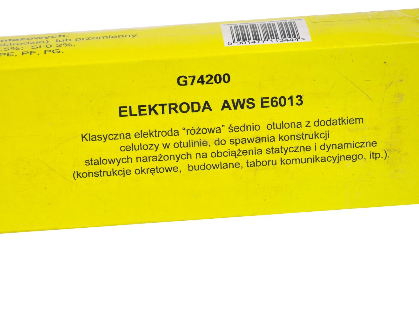 Rutilo celiuliozės elektrodai E6013 2,5 × 300 mm, 2,5 kg, rožiniai GEKO G74200 - Image 4
