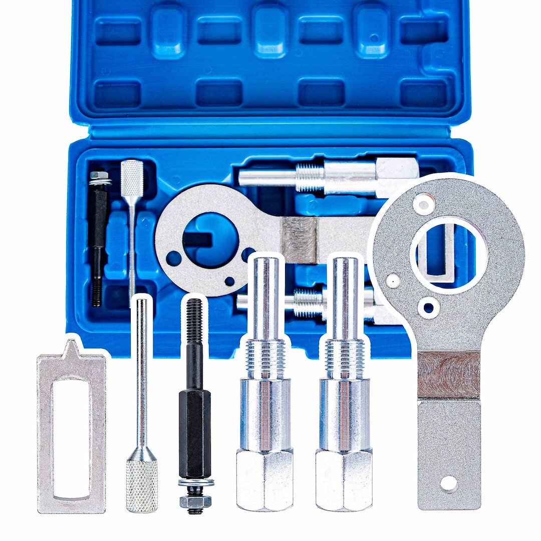 Dyzelinio variklio paskirstymo mechanizmo nustatymo ir fiksavimo rinkinys Opel 1.9 CDTI