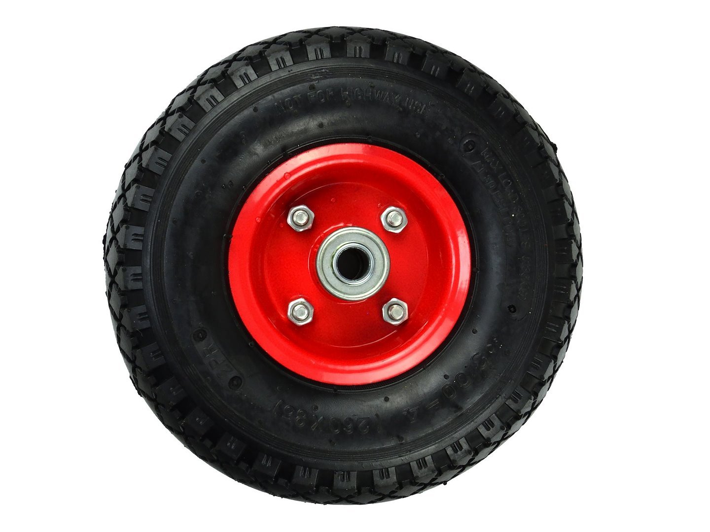 Pneumatinis vežimėlio ratas 3.00-4 / 2PR, 80 kg GEKO G71014