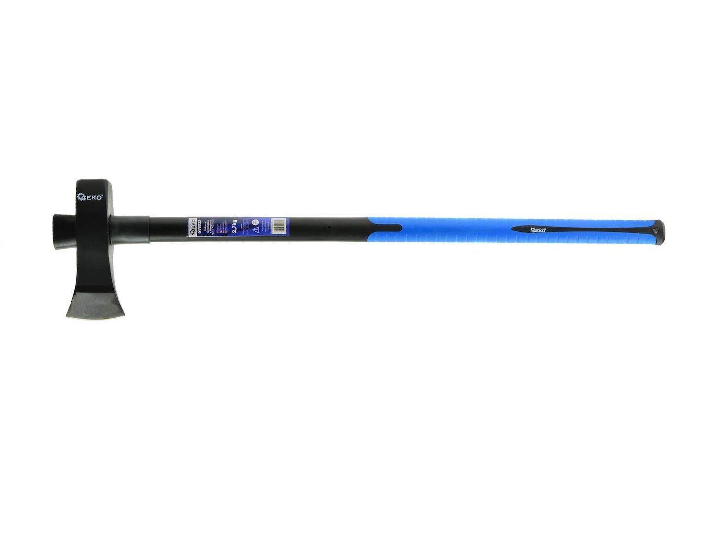 Skaldymo kirvis 2.7 kg su stiklo pluošto rankena GEKO G72232