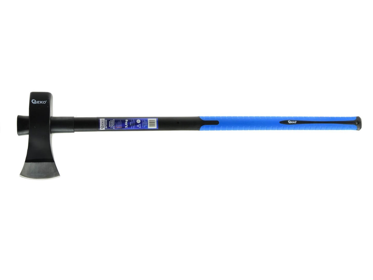 Skaldymo kirvis 3.6 kg su stiklo pluošto rankena GEKO G72233