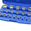 Universalių galvučių rinkinys Gear Lock 1/2", 8–32 mm, 19 dalių GEKO G13546
