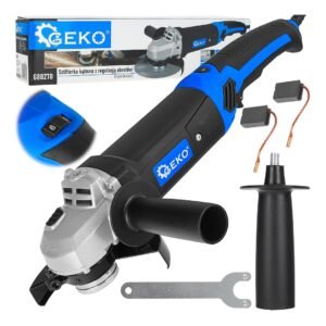 Kampinis šlifuoklis 125 mm, 1200 W su sūkių reguliavimu GEKO G80270