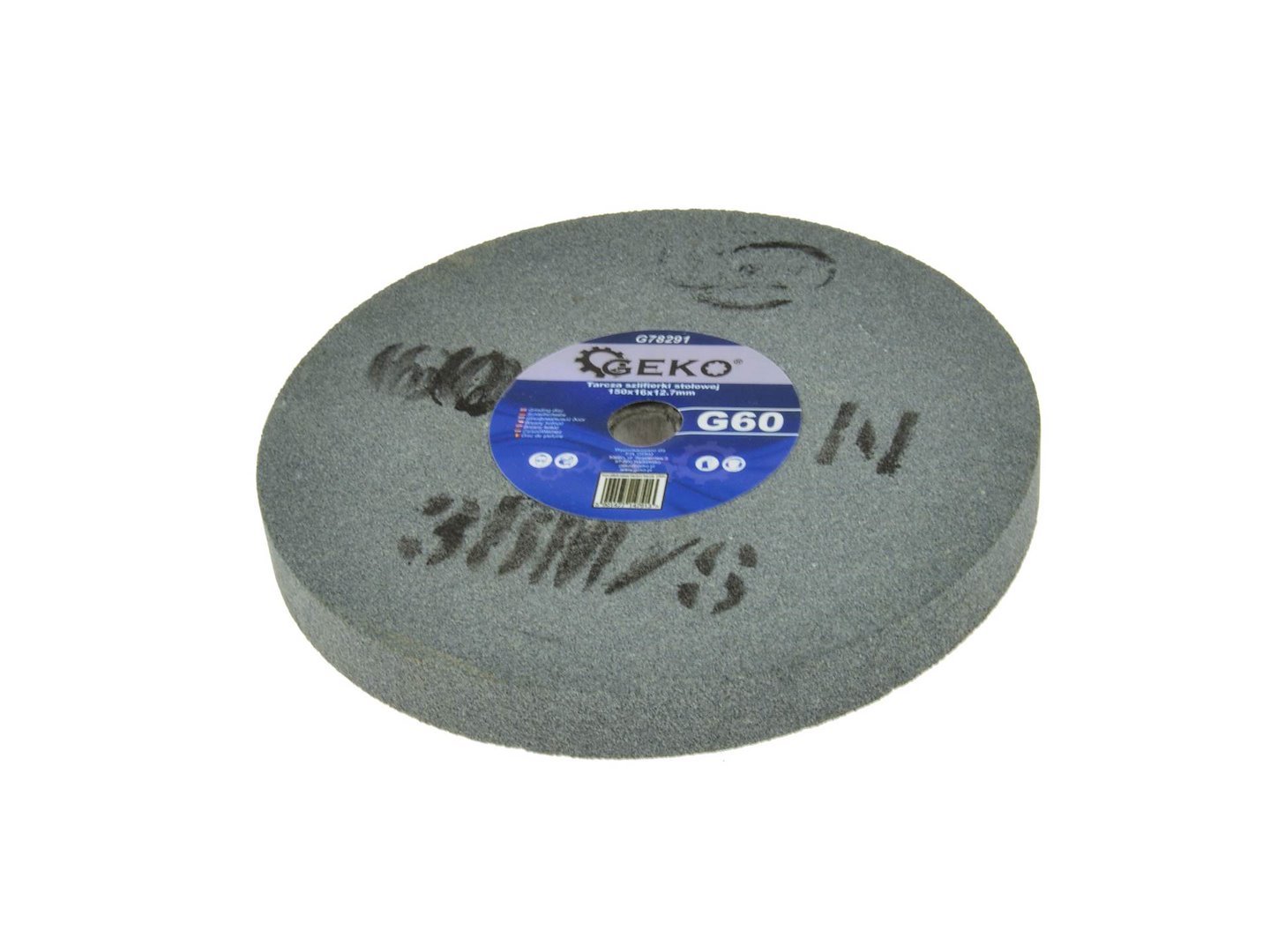 Šlifavimo diskas 150 × 16 × 12,7 mm, G60