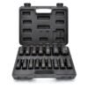Ilgų smūginių galvučių rinkinys 1/2″, 10–32 mm, 16 vnt. GEKO G10513