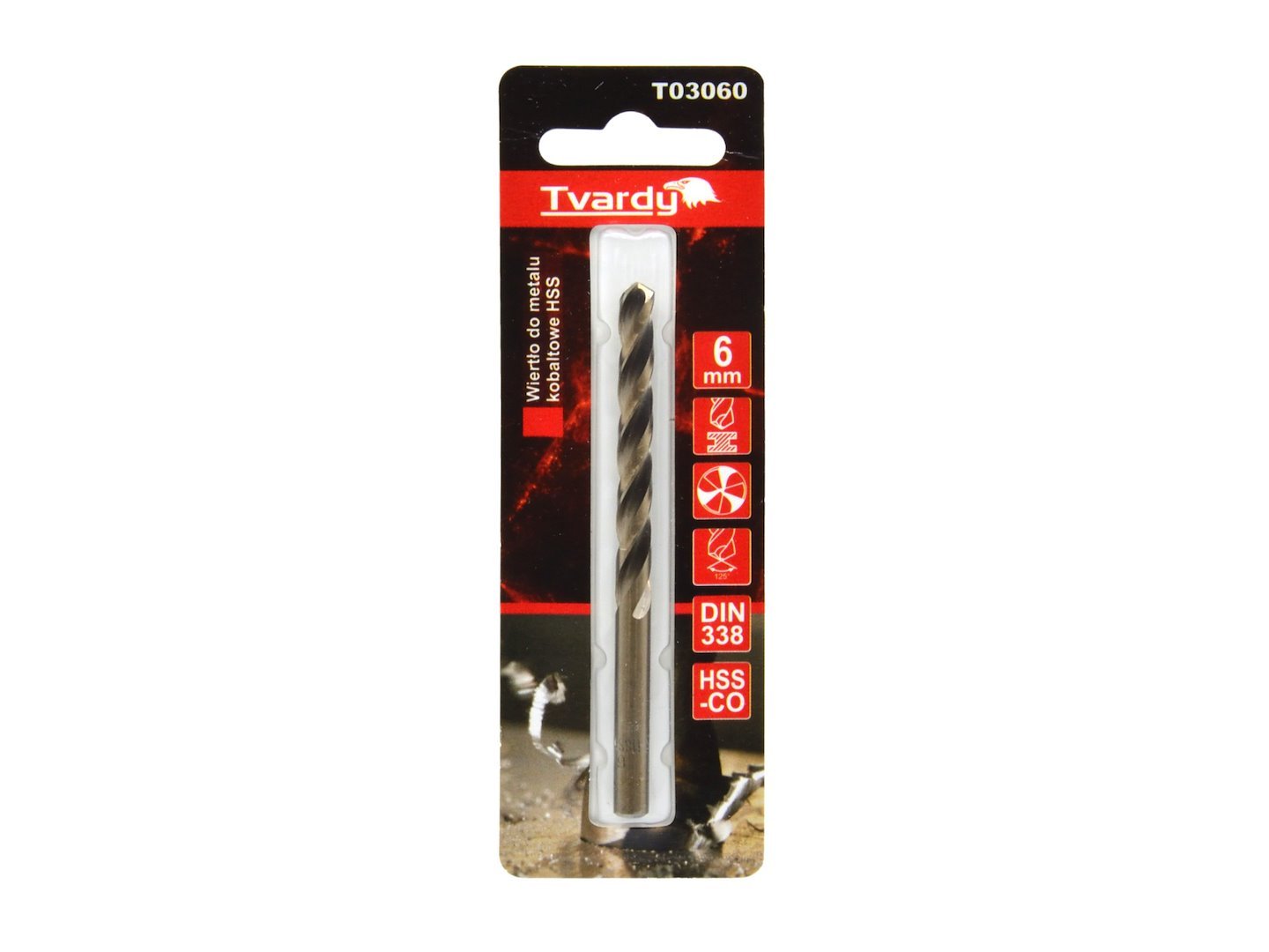 HSS Cobalt drill M35 3flutes sharp 6 mm - Image 4