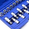 TORX galvučių ir antgalių rinkinys 1/2″, 19 vnt. GEKO G13565 - Image 2