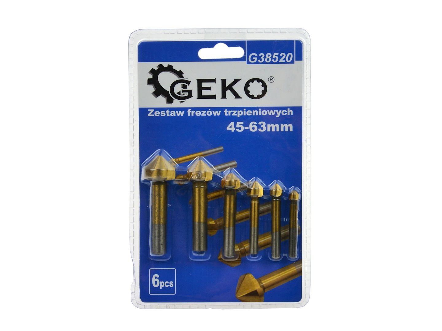 Kūginių grąžtų rinkinys, 6,3–20,5 mm, 6 vnt. - Image 3