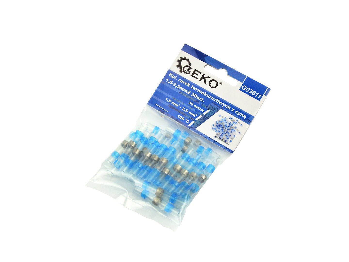 Spyruoklinių kaiščių komplektas, 30 vnt., 1,5–2,5 mm²