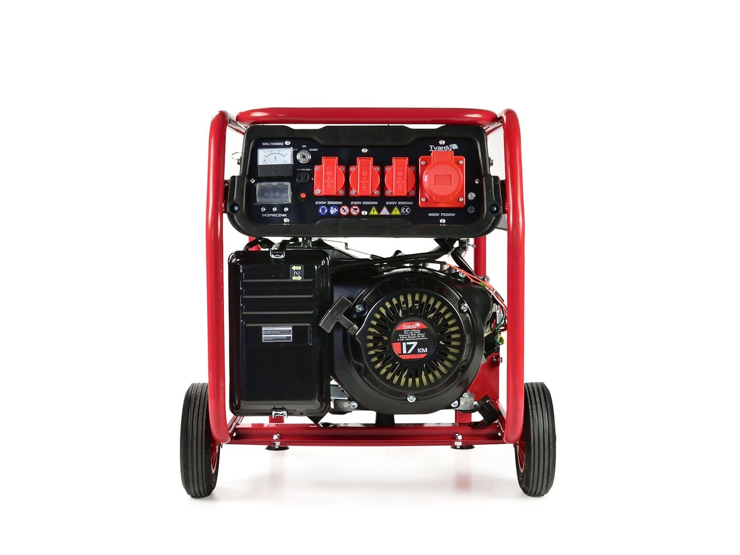 Benzininis generatorius su elektriniu paleidimu, 17 AG, 8,5 kW TVARDY T05004 - Image 2