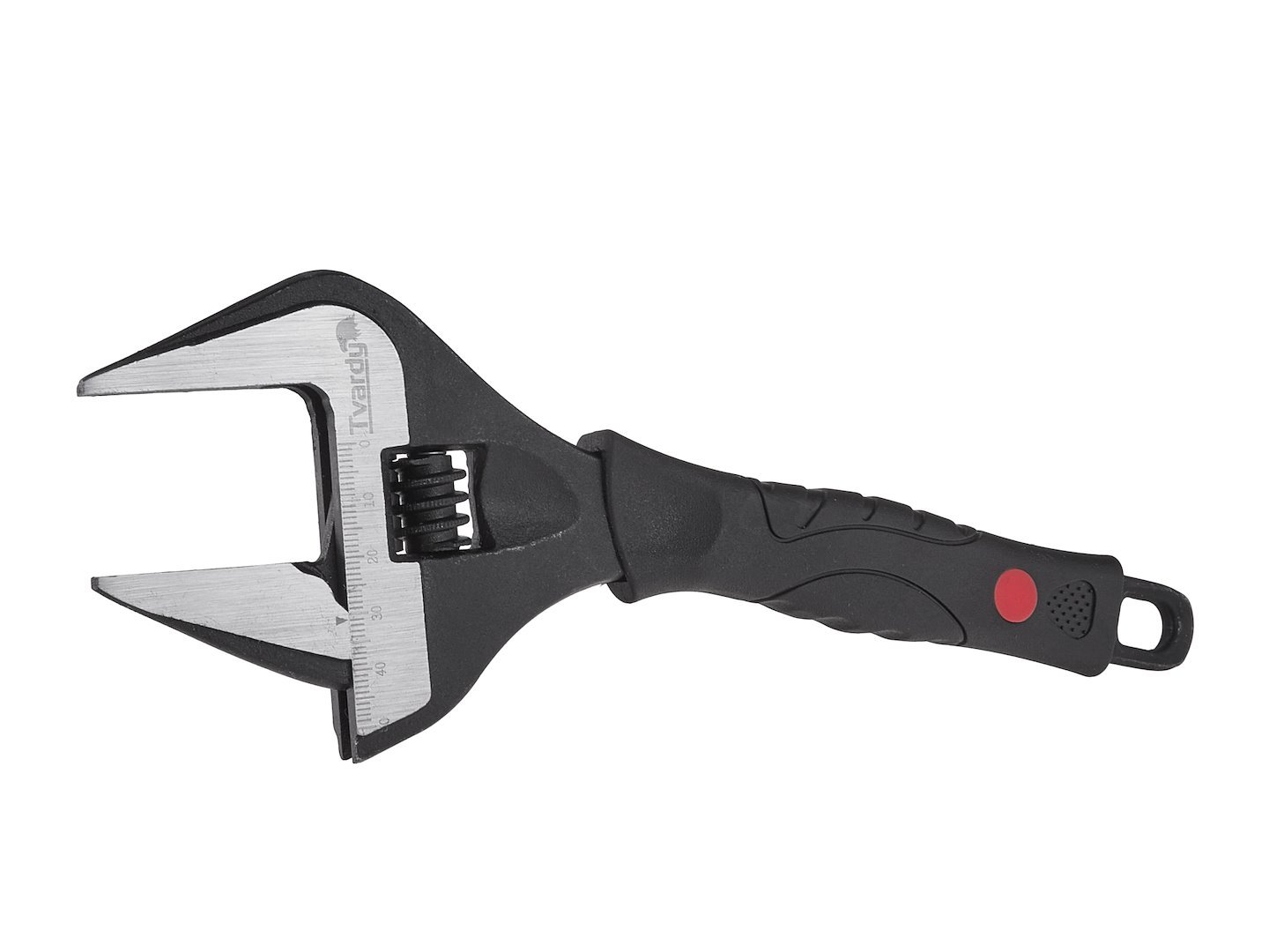 Reguliuojamas raktas plačiomis žiotimis CrV, 10″, 0–50 mm TVARDY T00072 - Image 3