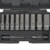 Ilgų spiralinių išsukimo galvučių rinkinys CrMo 6–19 mm, 11 vnt. TVARDY T00130 - Image 3