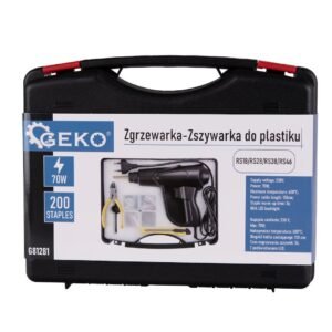 Plastiko suvirinimo ir karštų kabių įrankio rinkinys 70 W GEKO G81281
