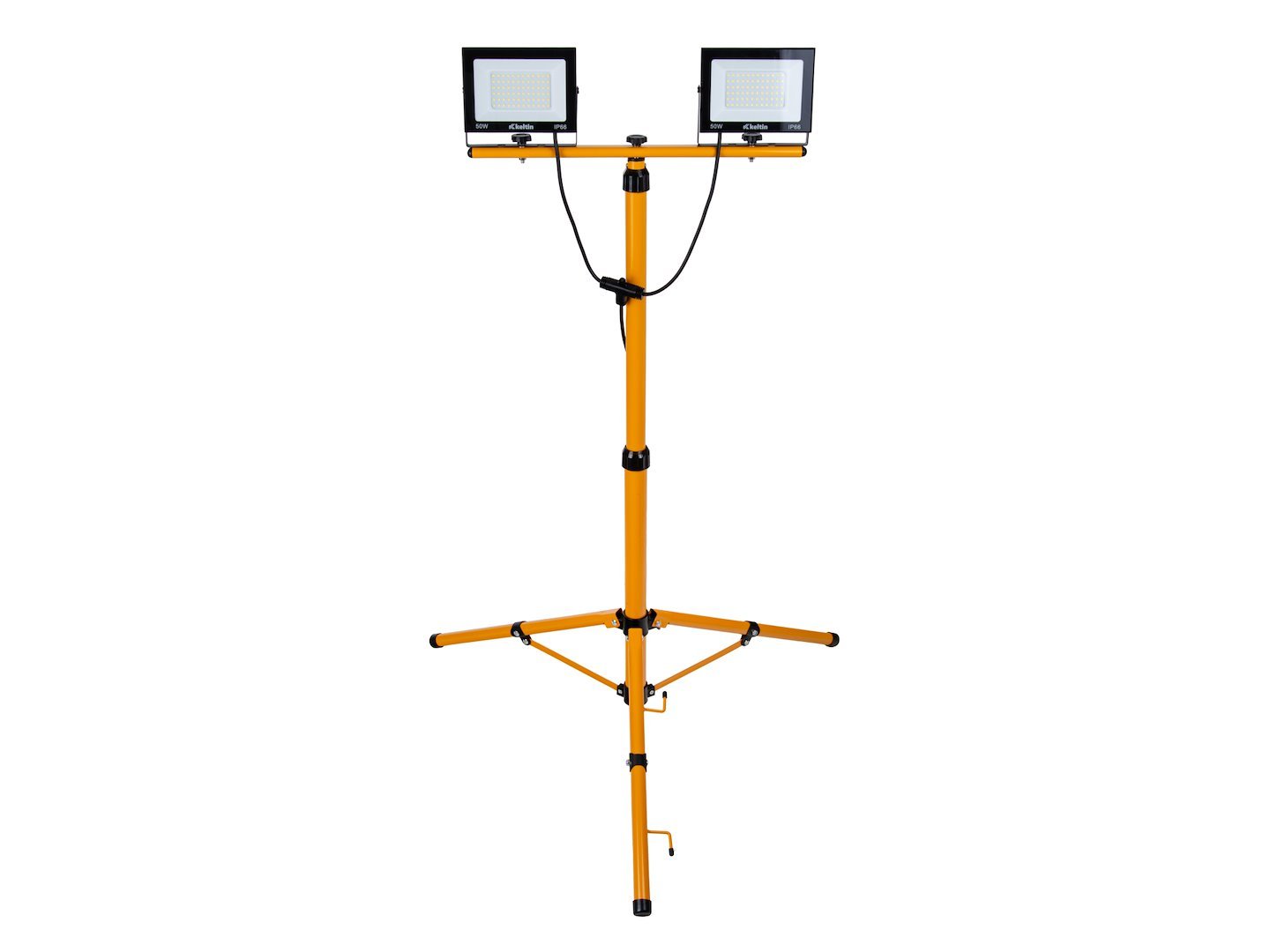 LED prožektoriai su teleskopiniu stovu 2 × 50 W, 6500 K KELTIN K02053 - Image 4