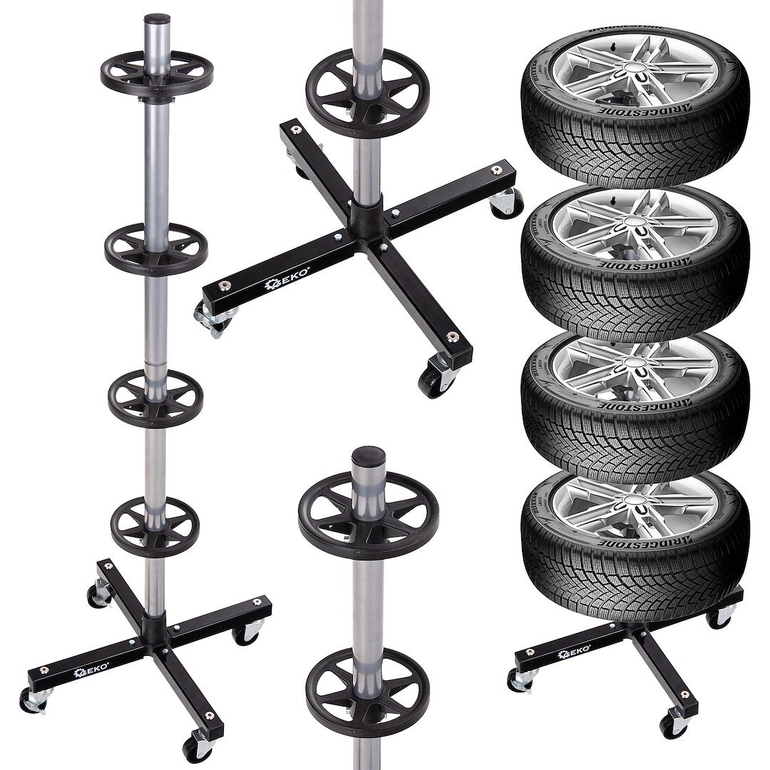 Ratų laikymo stovas su ratukais 100 kg GEKO G71253