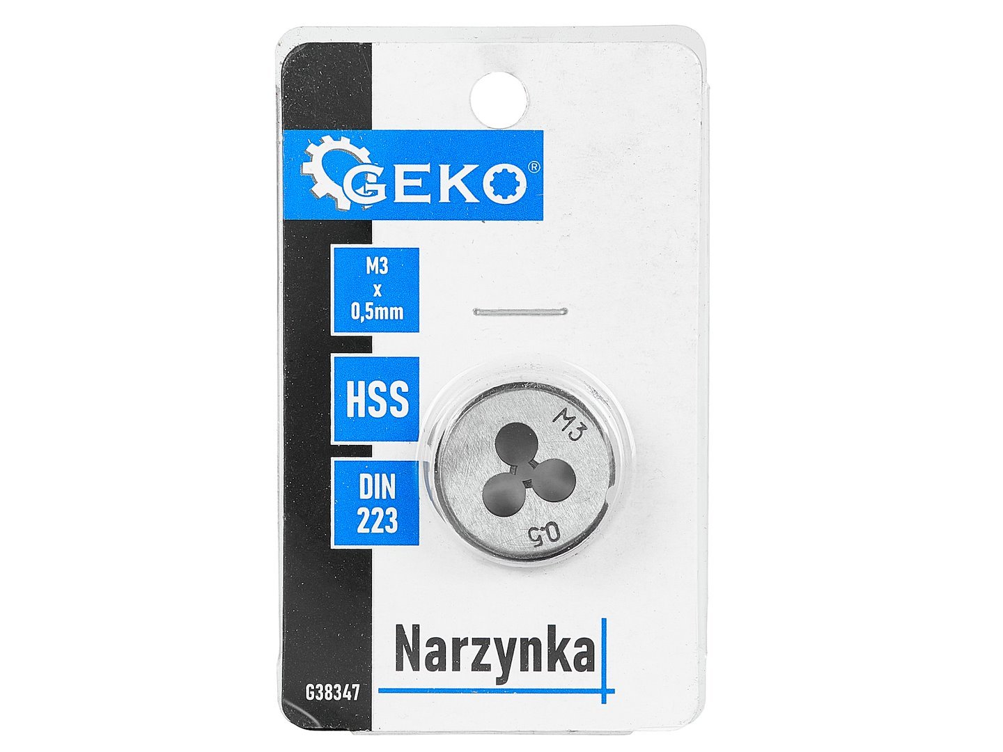 Sriegpjovė, 1 vnt., M3 × 0,5 mm - Image 3