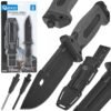 Fiksuotų ašmenų peilis su dėklu BLACK SURVIVAL 275/135 mm GEKO G01890