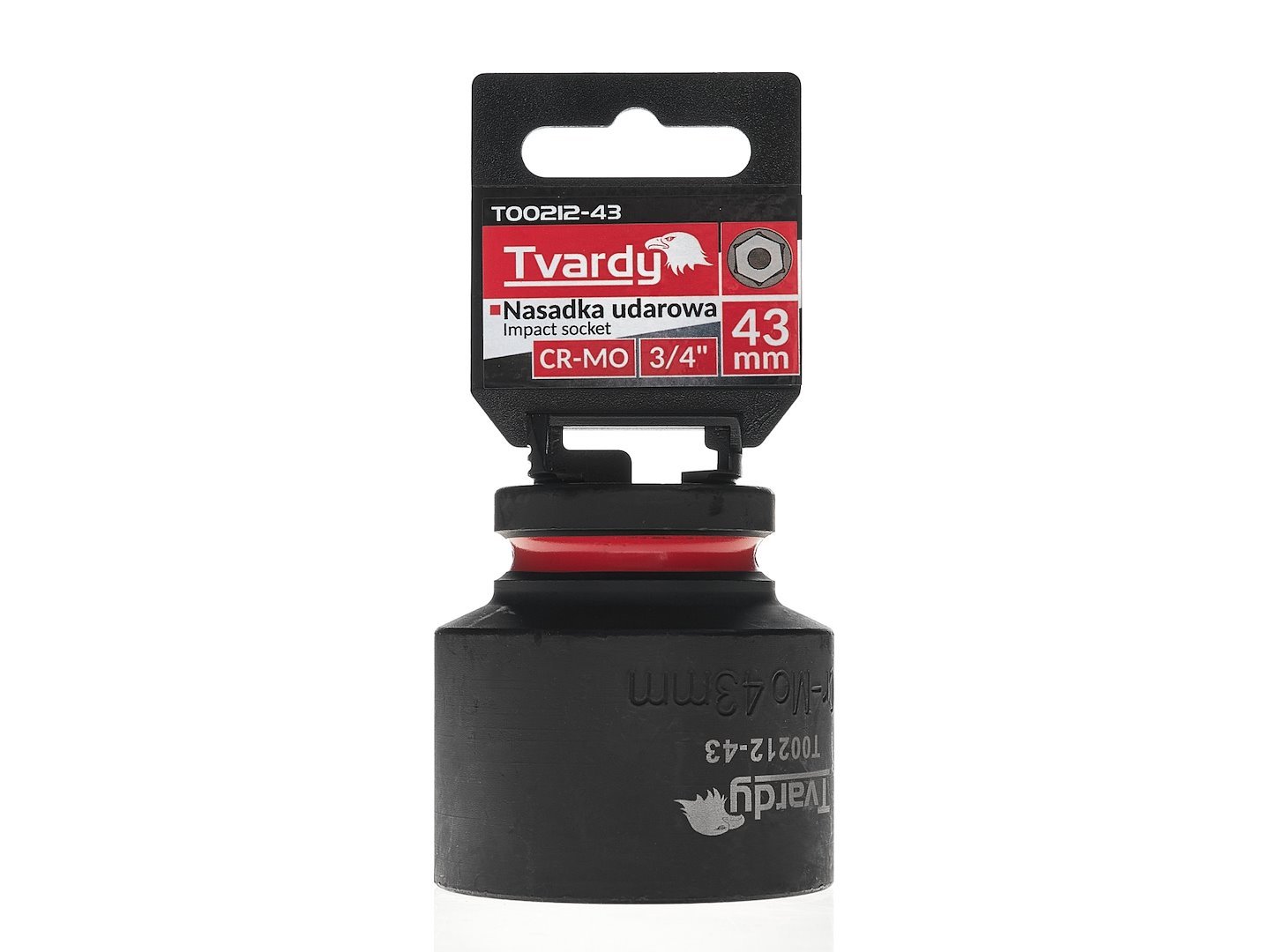 Smūginė galvutė 3/4″, 6 briaunų, 43 mm, CrMo TVARDY T00212-43 - Image 4