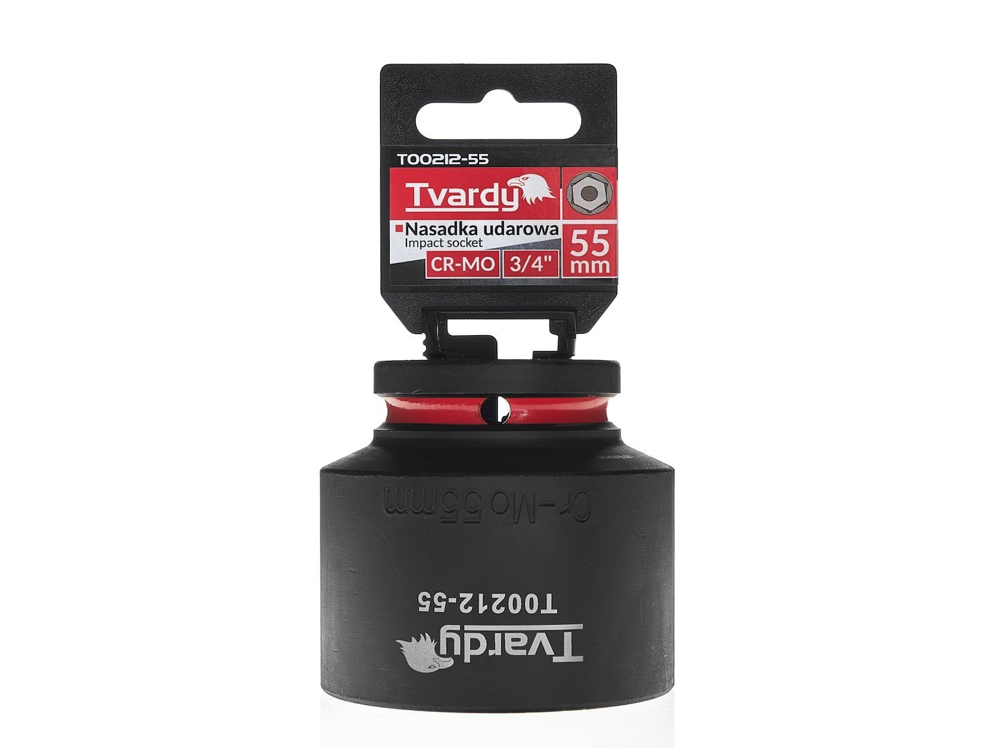 Smūginė galvutė 3/4″, 6 briaunų, 55 mm, CrMo TVARDY T00212-55 - Image 4