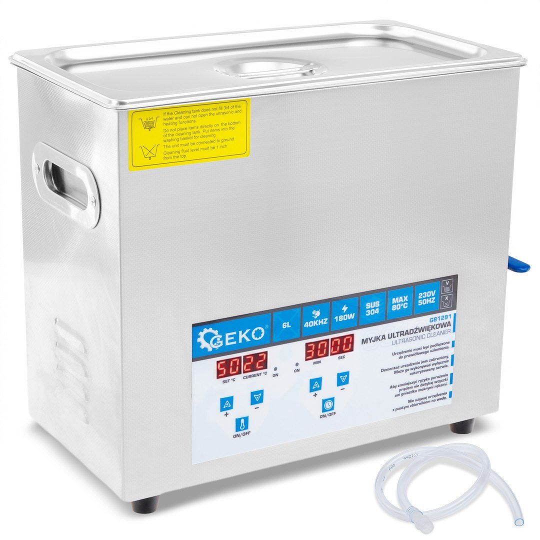 Ultragarsinė vonelė 6 l, 180 W GEKO G81291