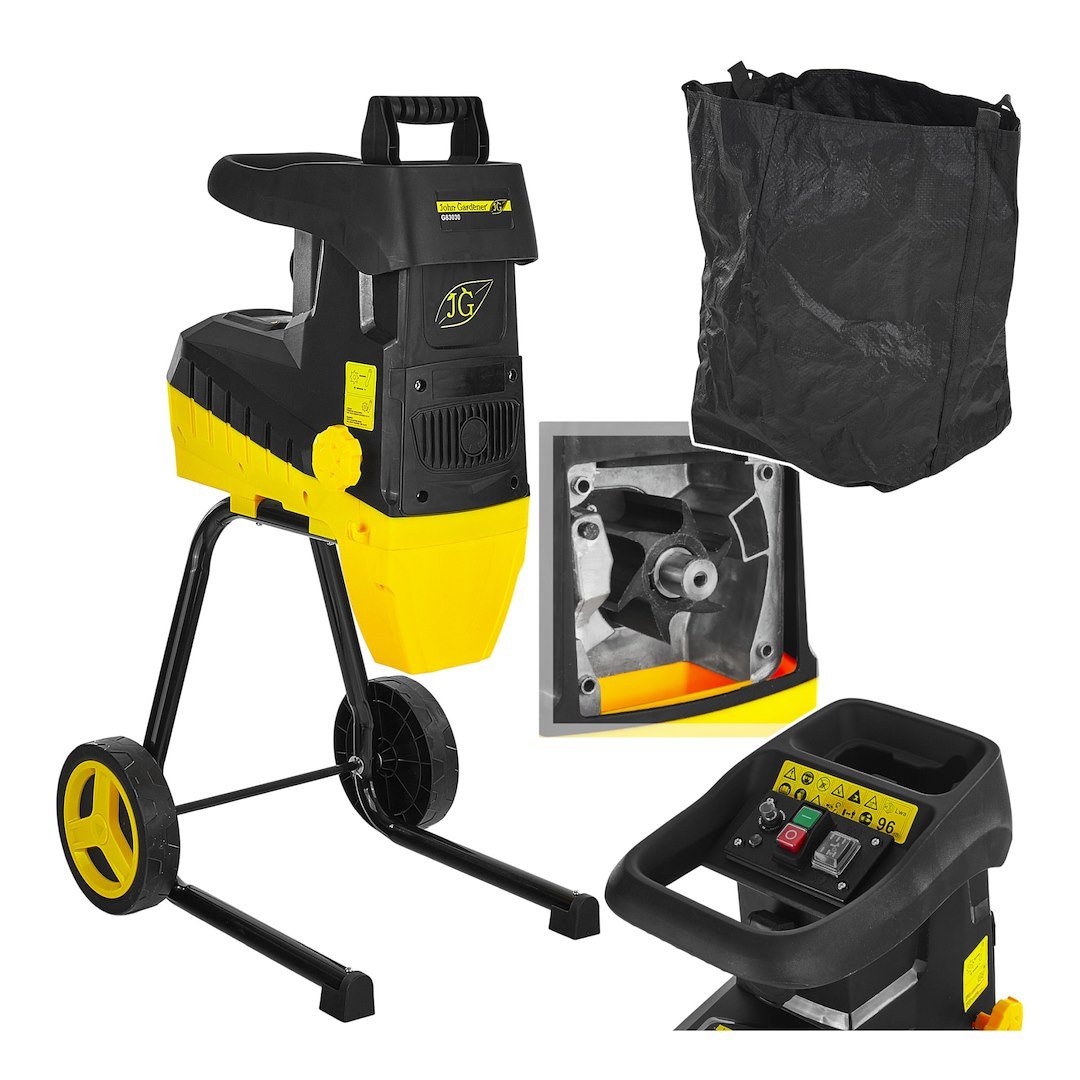Frezinis šakų smulkintuvas 2800 W, iki 45 mm, su 50 l maišu GEKO G83030