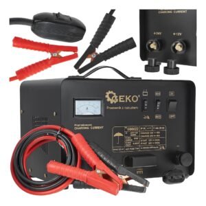 Akumuliatorių įkroviklis su užvedimo funkcija, 12/24 V, 200 A GEKO G80022