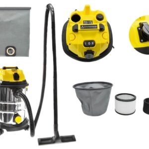 Sauso ir drėgno valymo dulkių siurblys su filtro nukratymu, 25 L GEKO G81086