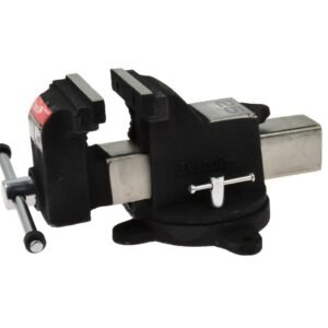 Tvirtas šaltkalvio spaustuvas su pasukamu pagrindu, 100 mm TVARDY T00200